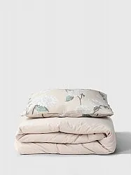 Juego de funda nórdica - Alyssa (beige/gris)