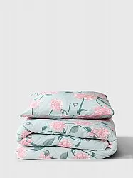 Juego de funda nórdica - Alyssa (verde/rosa)