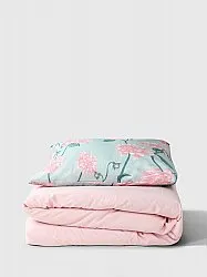 Juego de funda nórdica - Alyssa (verde/rosa)