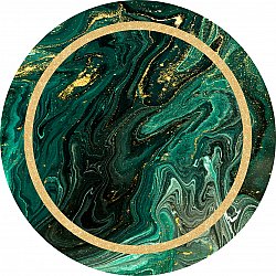 Alfombras redondeadas - Amelia (verde)