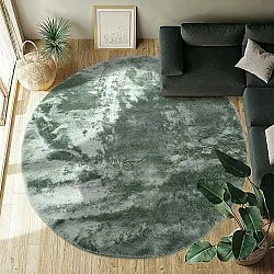 Alfombras redondeadas - Aranga Super Soft Fur (verde)