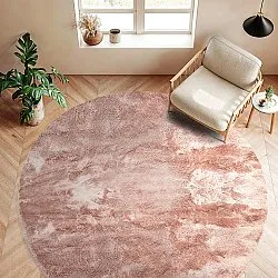 Alfombras redondeadas - Aranga Super Soft Fur (rosa)