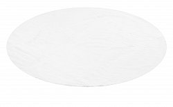 Alfombras redondeadas - Aranga Super Soft Fur (blanco)