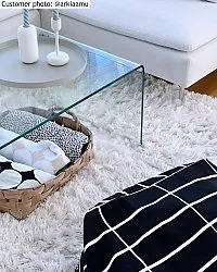 Alfombras de pelo largo - Janjira (offwhite)