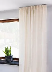 Cortinas - Cortinas de lino Astrid (blanco)