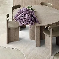 Alfombra Shaggy Ondulada Asimétrica - Aranga Super Soft Fur (beige)