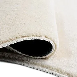 Alfombra Shaggy Ondulada Asimétrica - Aranga Super Soft Fur (beige)