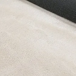 Alfombra Shaggy Ondulada Asimétrica - Aranga Super Soft Fur (beige)