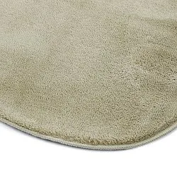 Alfombra Shaggy Ondulada Asimétrica - Aranga Super Soft Fur (verde claro)