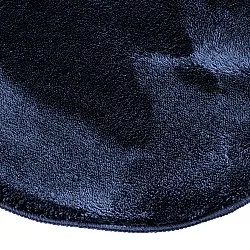 Alfombra Shaggy Ondulada Asimétrica - Aranga Super Soft Fur (azul oscuro)