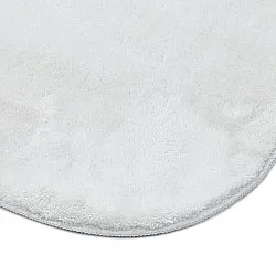Alfombra Shaggy Ondulada Asimétrica - Aranga Super Soft Fur (blanco)