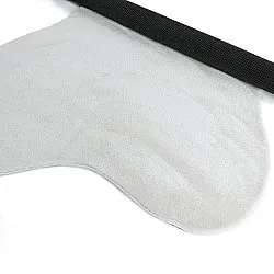 Alfombra Shaggy Ondulada Asimétrica - Aranga Super Soft Fur (blanco)