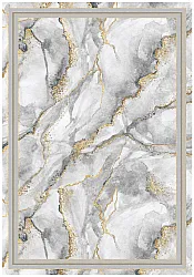 Alfombra Wilton - Attika (gris/blanco/dorado)