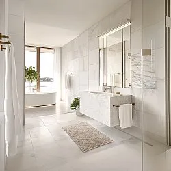 Alfombra de baño - Bellona (beige)