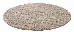 Alfombra de baño redonda - Bevin (beige)