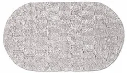 Alfombra de baño ovalada - Bevin (gris claro)