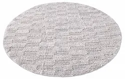 Alfombra de baño redonda - Bevin (gris claro)