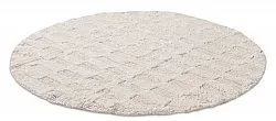 Alfombra de baño redonda - Bevin (blanquecino)