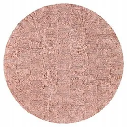 Alfombra de baño redonda - Bevin (rosa)