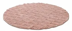 Alfombra de baño redonda - Bevin (rosa)