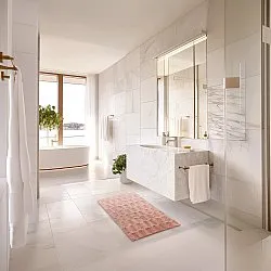 Alfombra de baño - Bevin (rosa)