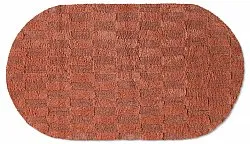 Alfombra de baño ovalada - Bevin (terracota)