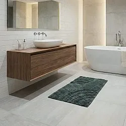 Alfombra de baño - Eliza (verde oscuro)