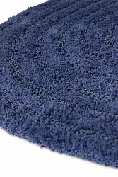Alfombra de baño ovalada - Embla (azul)