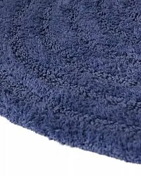 Alfombra de baño redonda - Embla (azul)