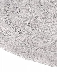 Alfombra de baño redonda - Embla (gris claro)
