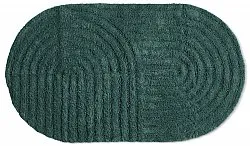 Alfombra de baño ovalada - Embla (verde oscuro)