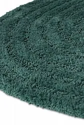 Alfombra de baño ovalada - Embla (verde oscuro)