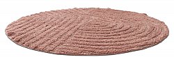 Alfombra de baño redonda - Embla (rosa)