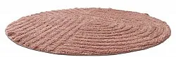 Alfombra de baño redonda - Embla (rosa)