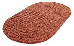 Alfombra de baño ovalada - Embla (terracota)