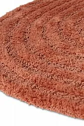 Alfombra de baño ovalada - Embla (terracota)