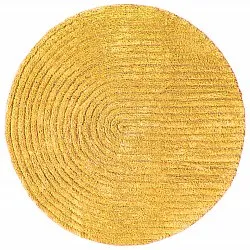 Alfombra de baño redonda - Evena (amarillo)