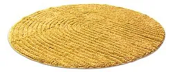 Alfombra de baño redonda - Evena (amarillo)
