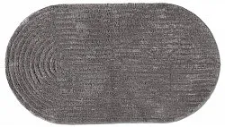 Alfombra de baño ovalada - Evena (gris oscuro)
