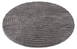 Alfombra de baño redonda - Evena (gris oscuro)
