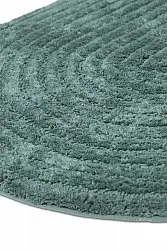 Alfombra de baño ovalada - Evena (verde oscuro)