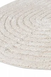 Alfombra de baño ovalada - Evena (blanquecino)