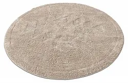 Alfombra de baño redonda - Gertie (beige)