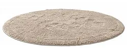 Alfombra de baño redonda - Gertie (beige)