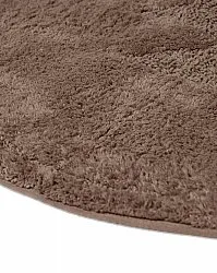Alfombra de baño redonda - Gertie (marrón)