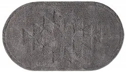 Alfombra de baño ovalada - Gertie (gris oscuro)