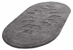Alfombra de baño ovalada - Gertie (gris oscuro)