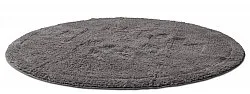 Alfombra de baño redonda - Gertie (gris oscuro)