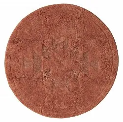 Alfombra de baño redonda - Gertie (terracota)