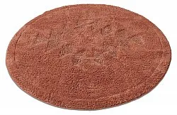 Alfombra de baño redonda - Gertie (terracota)